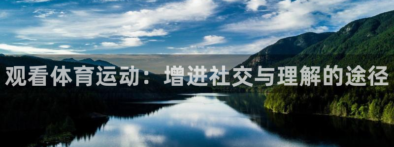 凯发官方正版app集团简介:观看体育运动:增进社交与理解的途